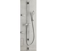 HANSA Jeu de barres murales HANSAACTIVEJET 8437 1 jet Chrome/Gris clair, 8437011