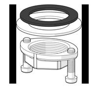 HANSA Kit de fixation Hansa Designo z 5169 Quantité:1