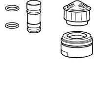 Hansa - Kit supplémentaire pour vider le bec, chrome 59912483