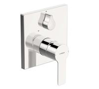 Hansa Ligna - Mitigeur de baignoire encastré, avec inverseur pour 2 sorties, chrome 83859513