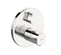 Hansa Living - Mitigeur thermostatique de baignoire encastré, avec inverseur pour 2 sorties, chrome 81149552