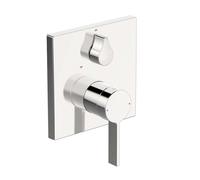 Hansa Loft - Mitigeur de baignoire encastré, avec inverseur pour 2 sorties, chrome 87609003