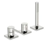 Hansa Loft - Mitigeur pour montage sur bord de baignoire, installation 3 trous, chrome 57799483