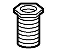 Raccord vissé Hansa UP valve 59902708 M12x1/M15x1, AF17