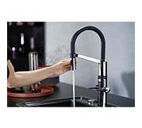 Hansa mélangeur de cuisine infrarouge Hansafit 65262213 Hybrid, douchette extractible, orientable, saillie 200 mm, chrome