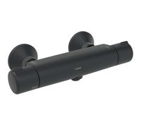 Hansa Micra - Mitigeur thermostatique de douche Thermo Cool, ECO, noir mat 5815017133