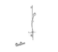 Hansa Micra - Set de douche avec thermostat, 3 jets, chrome 48150171