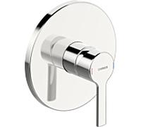 Robinet de douche HANSA HANSARONDA, set de finition, encastré, rosace ronde, 83869573
