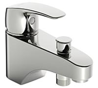 Hansa mitigeur de Hansapinto 45372283 pour montage sur le bord de la baignoire, saillie 125 mm, chromé