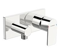Hansa mitigeur de Hansastela chromé , mitigeur de douche encastré, rosace carrée