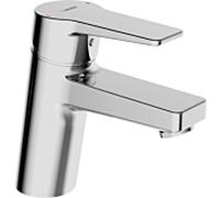 Hansa Mitigeur de lavabo Twist 09052283 chrome sans vidage dispositif de sécurité saillie 121 mm