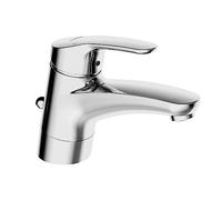 Hansa – Mitigeur de lavabo Hansa Mix 01192183, chromé, avec garniture de vidage, bec pivotant