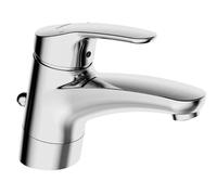 Hansa – Mitigeur de lavabo Hansa Mix 01192183, chromé, avec garniture de vidage, bec pivotant