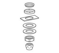 Hansa montage complet pour robinet de colonne 59912335 falseva