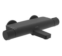 Hansa Optima - Mitigeur thermostatique de baignoire, noir mat 6513220133