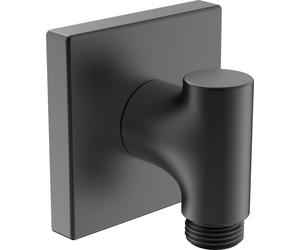 HANSA Oras Group Coude de raccordement mural, 75x75mm, 290023-33, Couleur: Noir mat