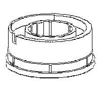 Hansa poignée de volume de bague d'arrêt 59911897