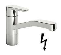 Hansa Polo - Mitigeur d’évier, pour chauffe-eau instantané, chrome 51591193