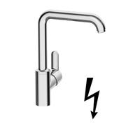 Hansa Primo - Mitigeur d’évier, pour chauffe-eau instantané, chrome 49221103
