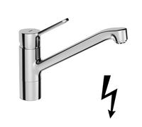 Hansa Primo - Mitigeur d’évier, pour chauffe-eau instantané, chrome 49491103