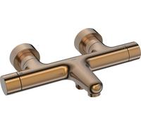 Hansa HANSAPRISMA mitigeur bain et douche 5810230181 avec thermostat, montage mural, bronze brossé