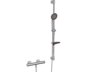 Hansa Prisma - Set de douche avec thermostat, 3 jets, chrome 48130431