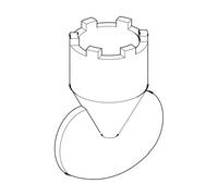 Cache clé Hansa M16,5 x 1 59913242 pour aérateur, M 16,5x1mm