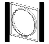 HANSA Rallonge de rosette Hansa HANSABLUEBOX carré z toutes les rosettes Bluebox 150x150mm Quantité:1