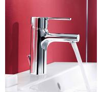Hansa mitigeur lavabo Hansaronda 03092273 chromé , avec garniture de vidage , avec tuyaux flexibles