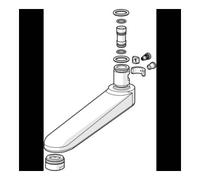 Hansa bec complet 59911380 145 mm, chromé