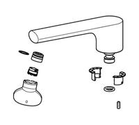 Hansa phase-out pivotante terminé 59913986 59913986 Ausld. 115 mm Chr