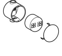 Hansa - Source d’alimentation encastrée 58280100