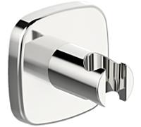 Hansa Support de douche mural Hansaliving 44440193 rosace bord doux, chromé
