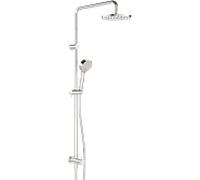 Hansa système de douche Hansaviva 44190200 chromé , raccordement direct au coude de raccordement mural