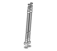 HANSA Tuyau de pression Hansa M8 x 1 - G3/8 pouce 430mm Quantité:1