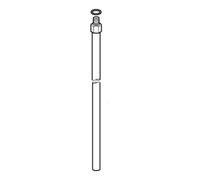 tube de raccordement Hansa M8 x 2000 d:10 mm 480 mm 59914009 10 mm, L=480