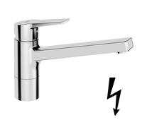 Hansa Twist - Mitigeur d’évier, pour chauffe-eau instantané, chrome 09121183
