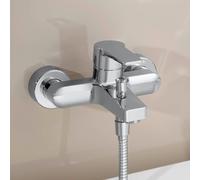 Hansa Twist Mitigeur de baignoire en applique, Mitigeur monocommande, 09742183,