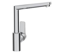 Hansa Armaturen Mitigeur d'évier Twist - pour chauffe-eau instantané, basse pression, chromé 09221103