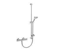 Hansa Unita - Set de douche avec thermostat, ECO, chrome 48130131