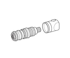 Hansa Unité régulatrice de thermostat sans régulation de débit, 59912628,