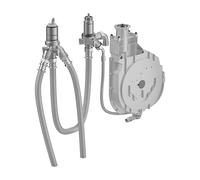 Hansa Universal Corps d’encastrement universel pour bord de baignoire, 3 trous, 53030300,