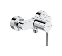 Hansa – Mitigeur de douche Vantis 52450167 – Monocommande apparent, chromé, levier à goupille