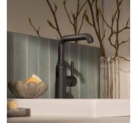 Hansa Vantis Style - Mitigeur de lavabo électronique, alimentation par piles, noir noir 5460220933