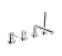 Hansa Vantis Style - Mitigeur au bord de baignoire, installation à 4 trous, chrome 54719007