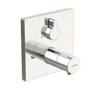 Hansa Varox Pro - Mitigeur thermostatique encastré, 2 sorties, chrome 40589073