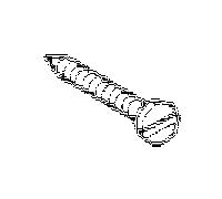 Hansa vis M5 x 20 chromé 59912881