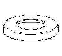 HANSA Rosace à vis Hansa M70 x l chrome Quantité:1
