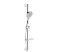 Hansa Viva Set de douche avec barre et tablette, 3 jets, 441602100009,