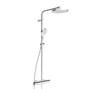 Hansa Viva - Set de douche avec thermostat, diamètre 25 cm, 3 jet, chrome 65159201